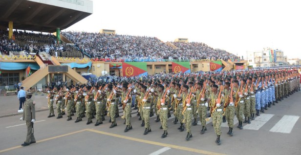 Eritrean military asmara parade